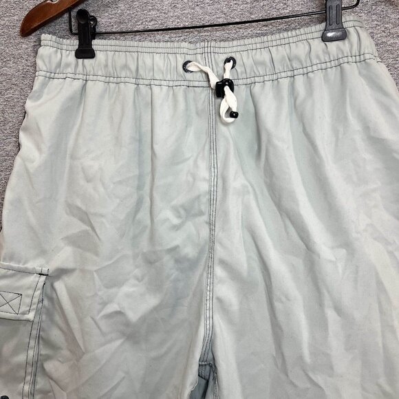 Rip Zone Board Shorts Men Size L Cargo Mid Thigh Drawstring Outdoor Swim Surf - Picture 13 of 16